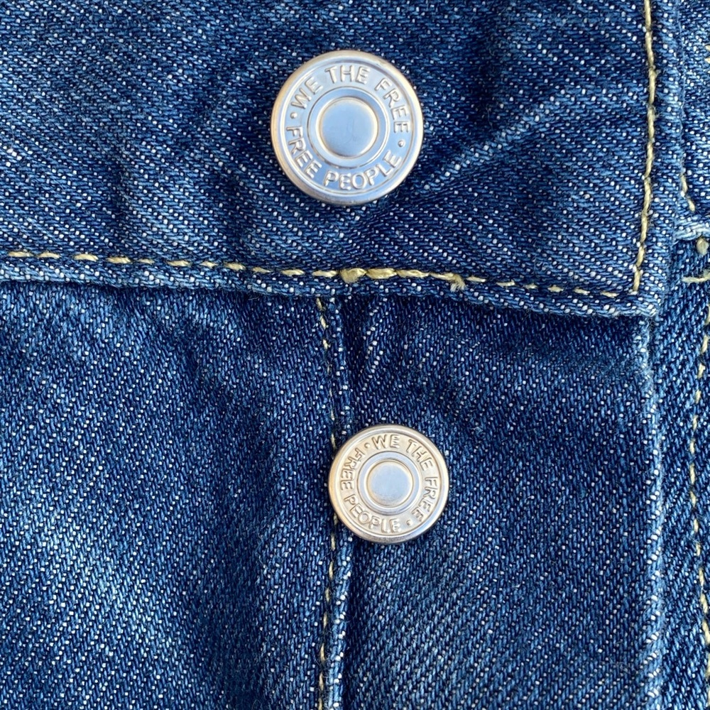 Free People cut off raw hem jeans size 30 - Picture 4 of 6
